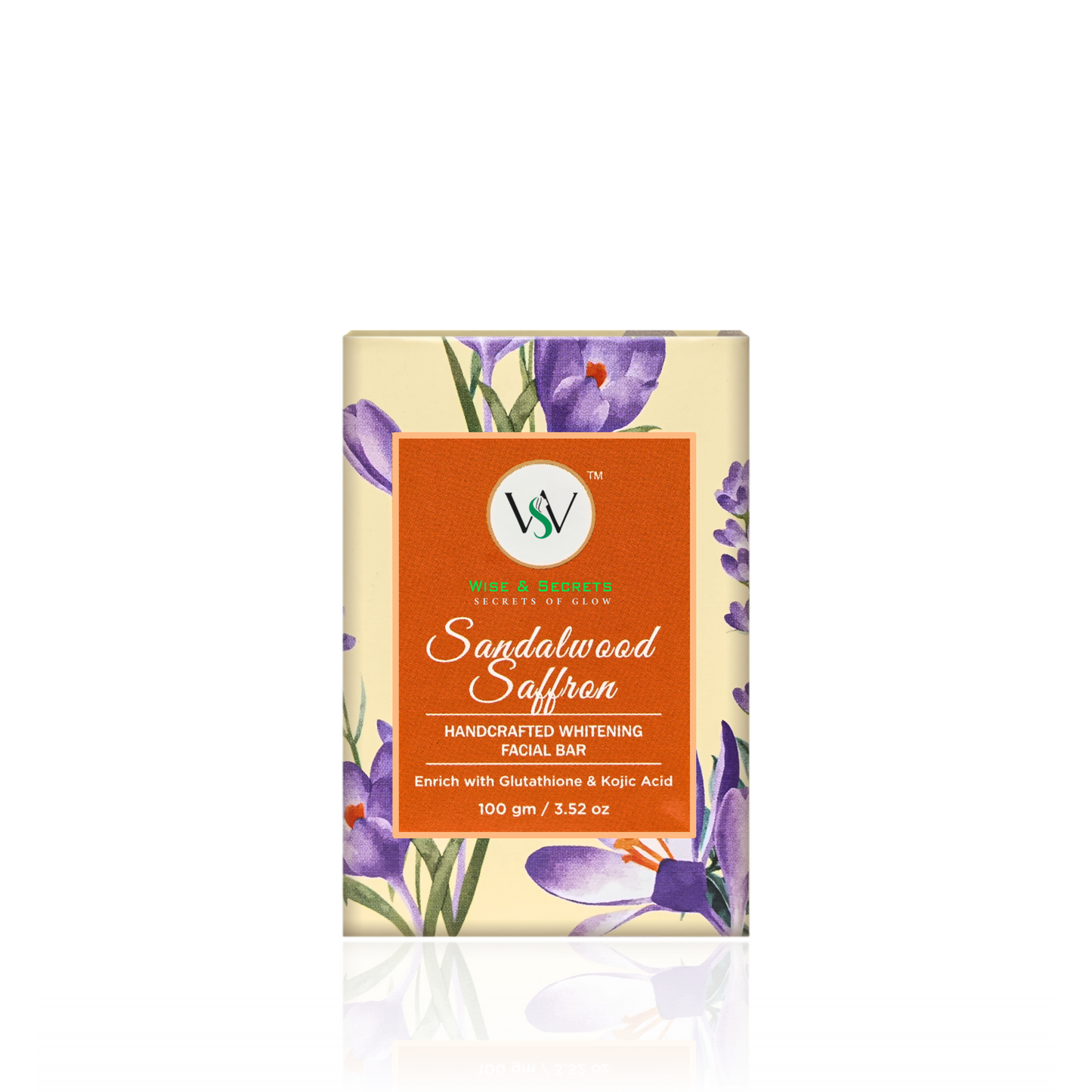 Sandalwood & Saffron Handmade Soap – 100g