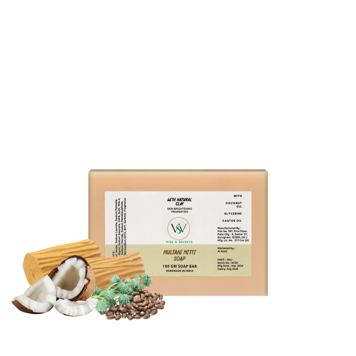Multani Mitti Face Soap – 100g