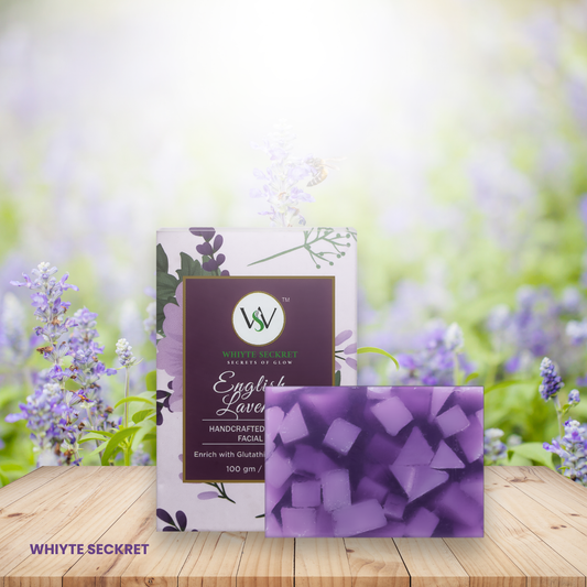 Lavender Organic Facial Soap - Glutathione & Kojic Acid