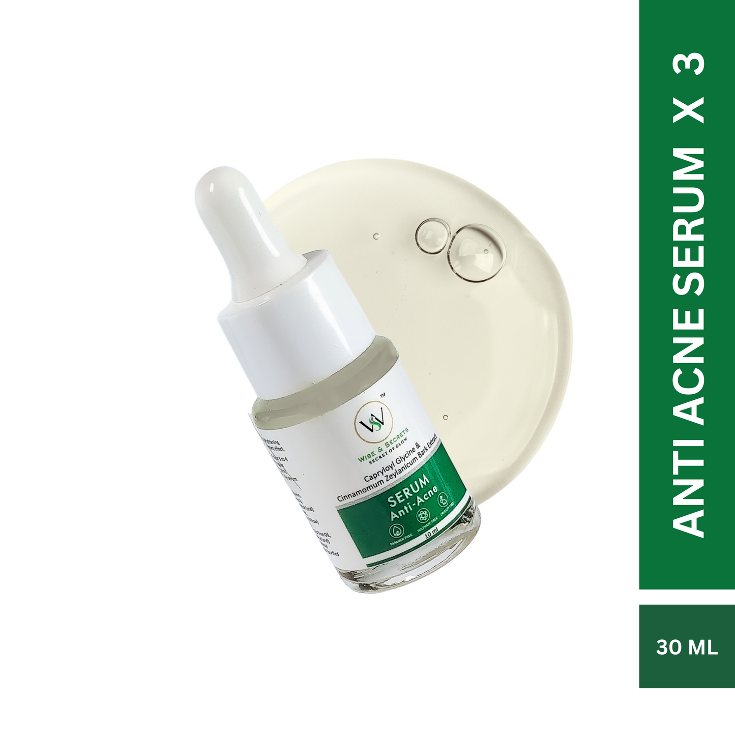 Tea Tree Oil + 10% Niacinamide Anti-Acne Serum – 30ml