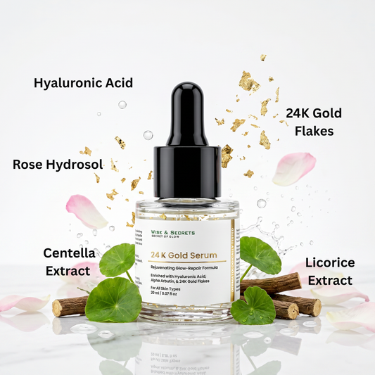 Hyaluronic + Anti-Aging 24K Gold Serum 20 ml