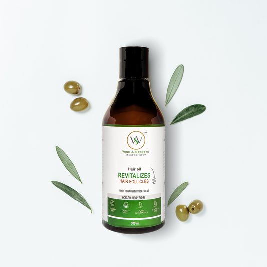 Revitalizes Hair Follicles Hair Oil - 300ml | Enriched with Gotu Kola (Centella), Bhringraj, Amla & Hibiscus | Natural Hair Growth & Nourishment