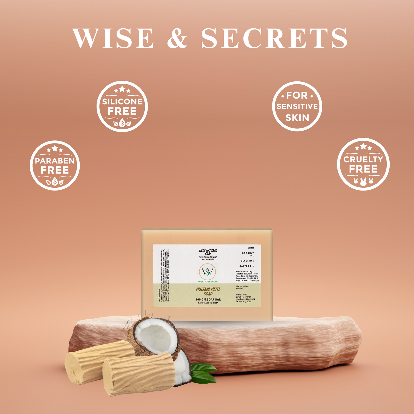 Multani Mitti Face Soap – 100g