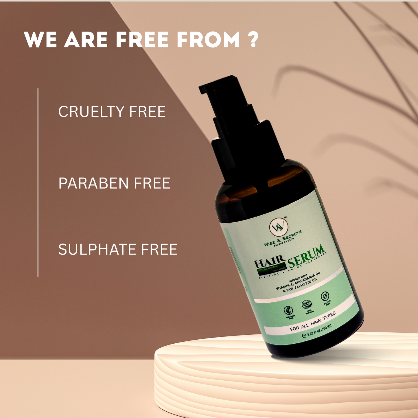 Professional Hair Serum – 100ml | Vitamin E & Botanical Oil Complex