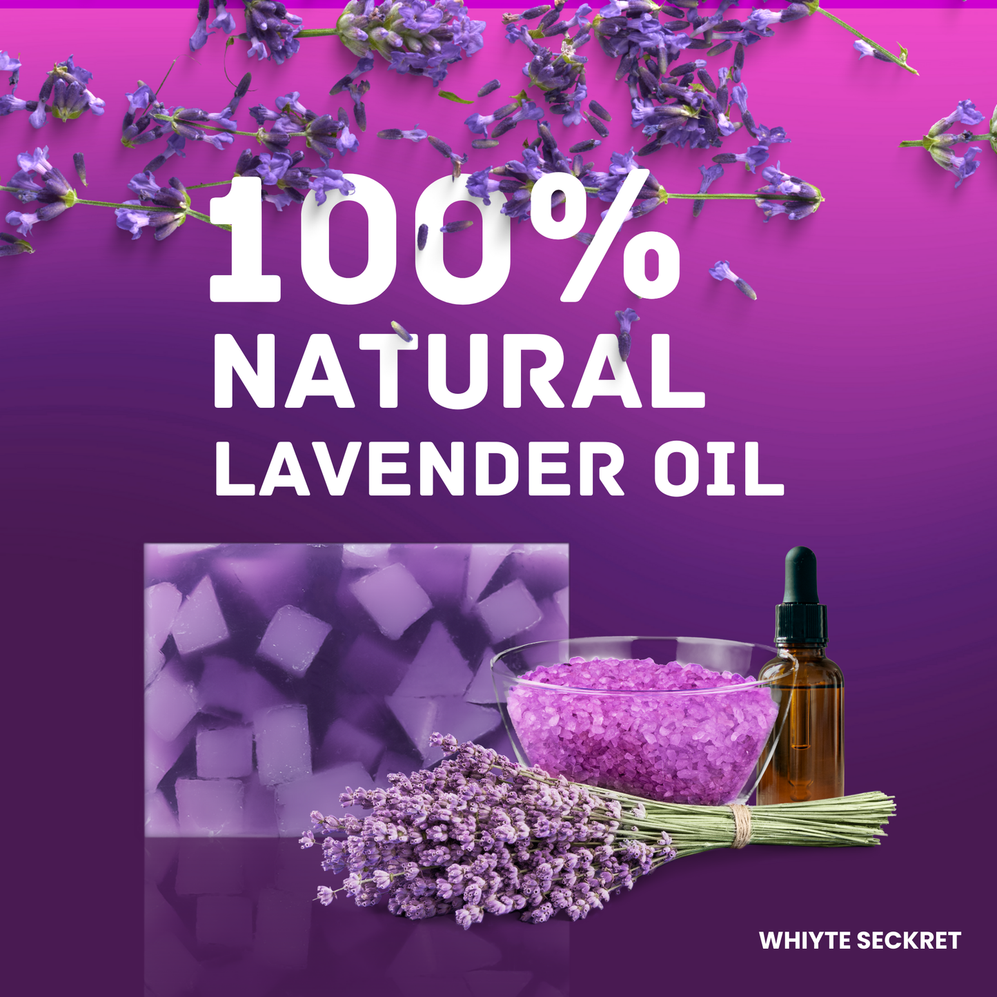 Lavender Organic Facial Soap - Glutathione & Kojic Acid
