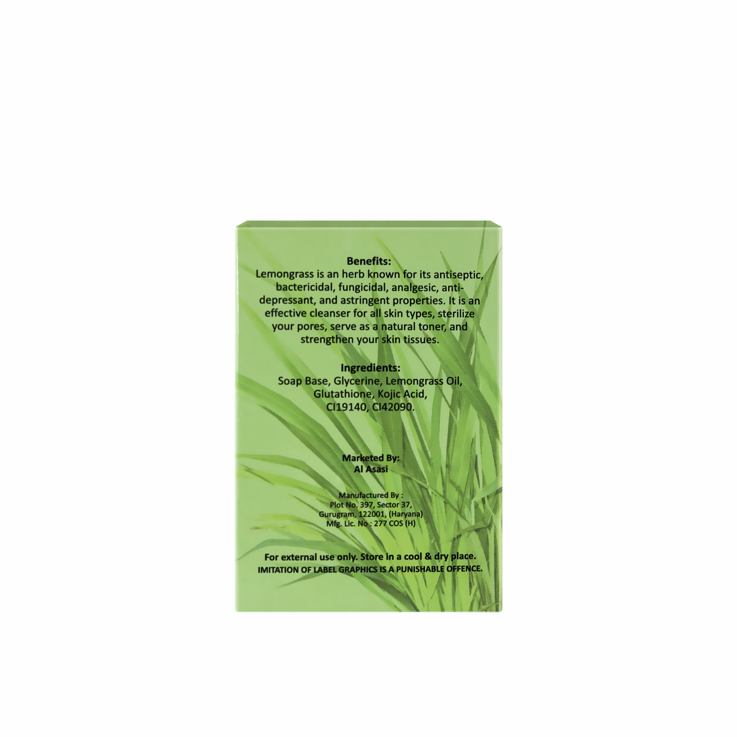 Lemongrass Whitening Facial Bar Soap - 100g