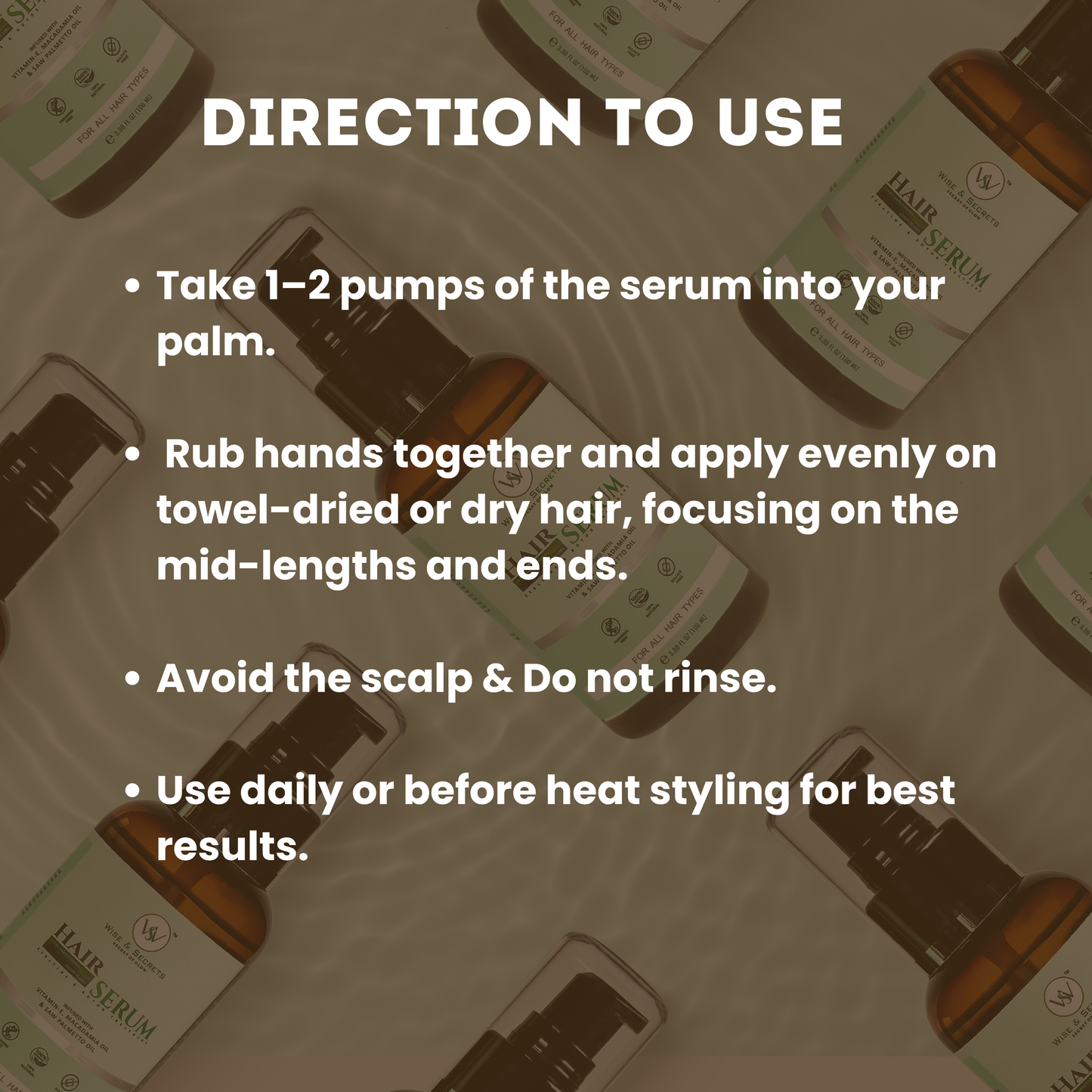 Professional Hair Serum – 100ml | Vitamin E & Botanical Oil Complex