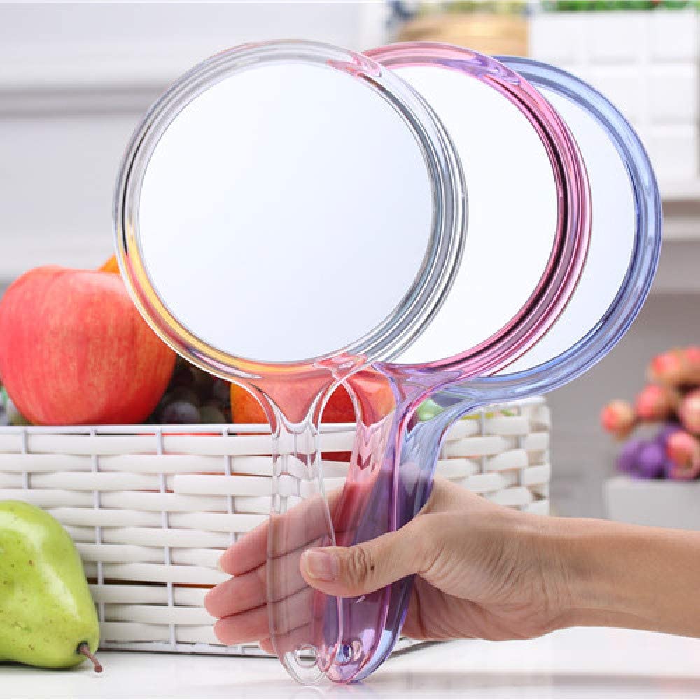 Wise & Secrets Handheld Mirror - 1X/2X Double-Sided