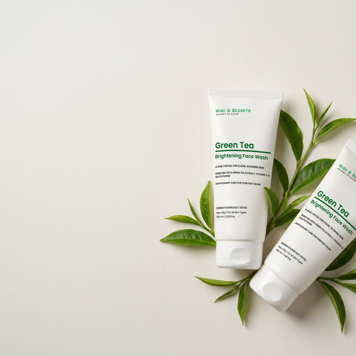 Green Tea Brightening Face Wash - 100 ML