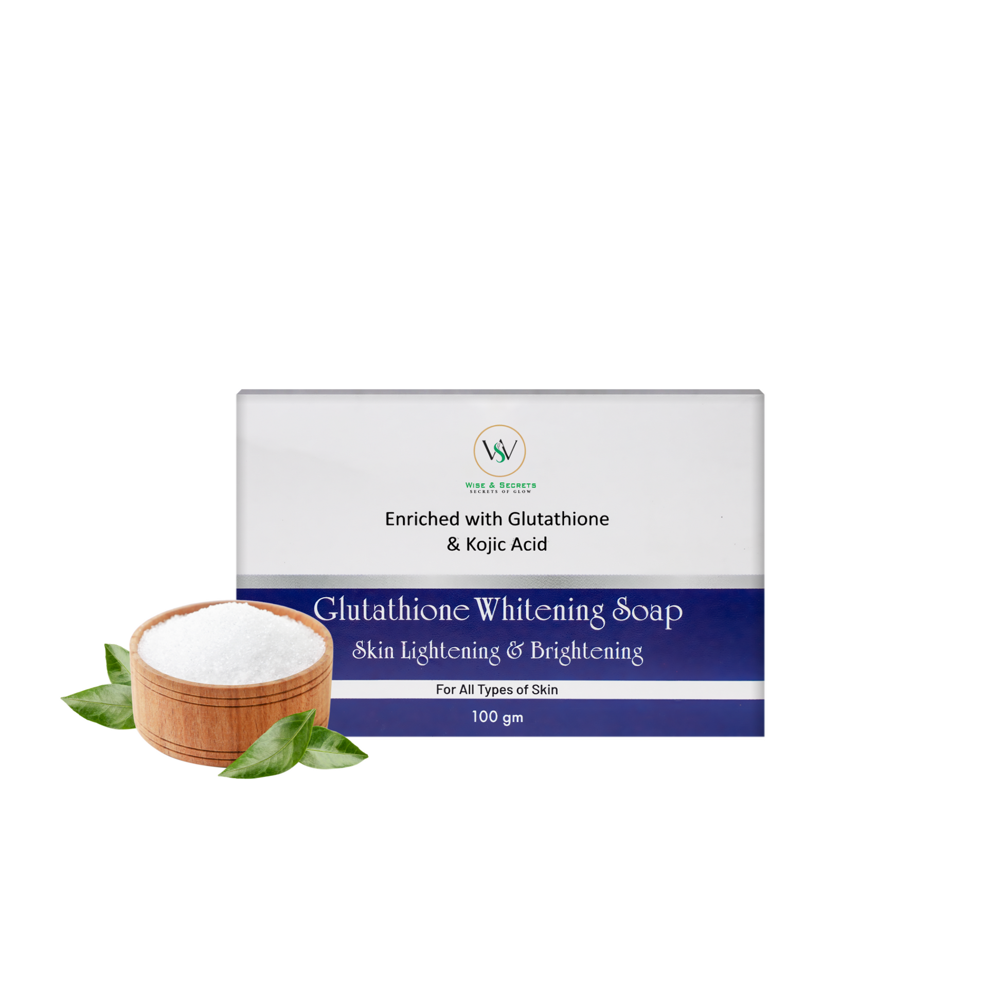 WISE & SECRETS Glutathione Whitening Soap | Kojic Acid & Vitamin C Wise & Secrets WISE & SECRETS Glutathione Whitening Soap | Kojic Acid & Vitamin C Wise & Secrets