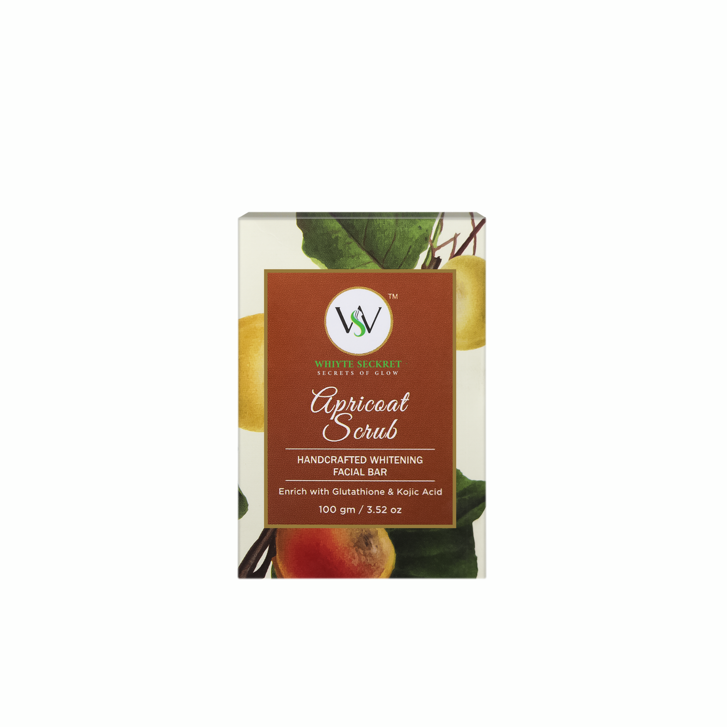 Apricot Face Soap - Enriched With Glutathione & Kojic Acid