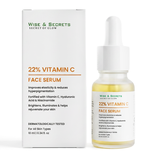 22% Vitamin C Face Serum with Hyaluronic Acid & Niacinamide 10ml