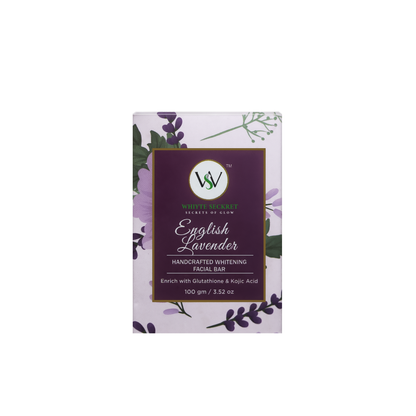 Lavender Organic Facial Soap - Glutathione & Kojic Acid