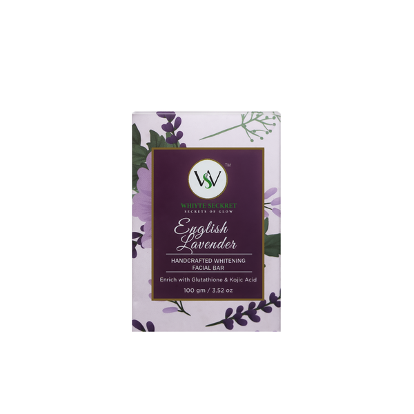 Lavender Organic Facial Soap - Glutathione & Kojic Acid