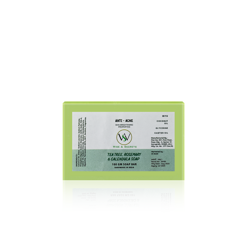 Tea Tree + Rosemary Facial Soap – 100g |