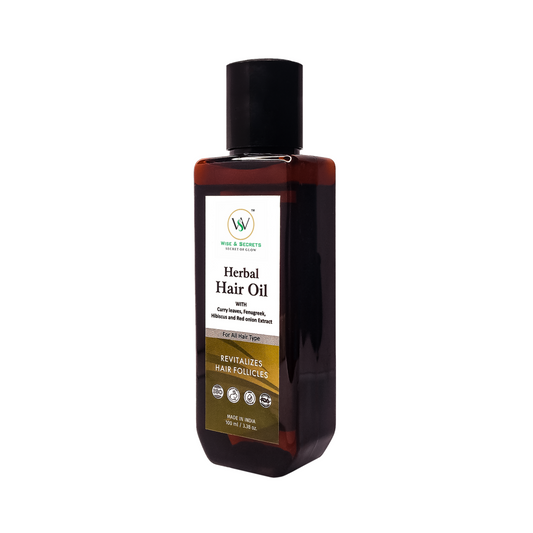 Red Onion Extract + Curry Leaves Herbal Hair Oil - 100 ML