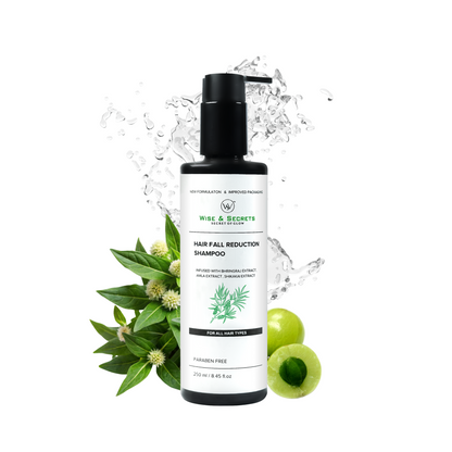 Hair Fall Reduction Shampoo – Herbal Formula with Bhringraj, Amla & Shikakai – 250ml