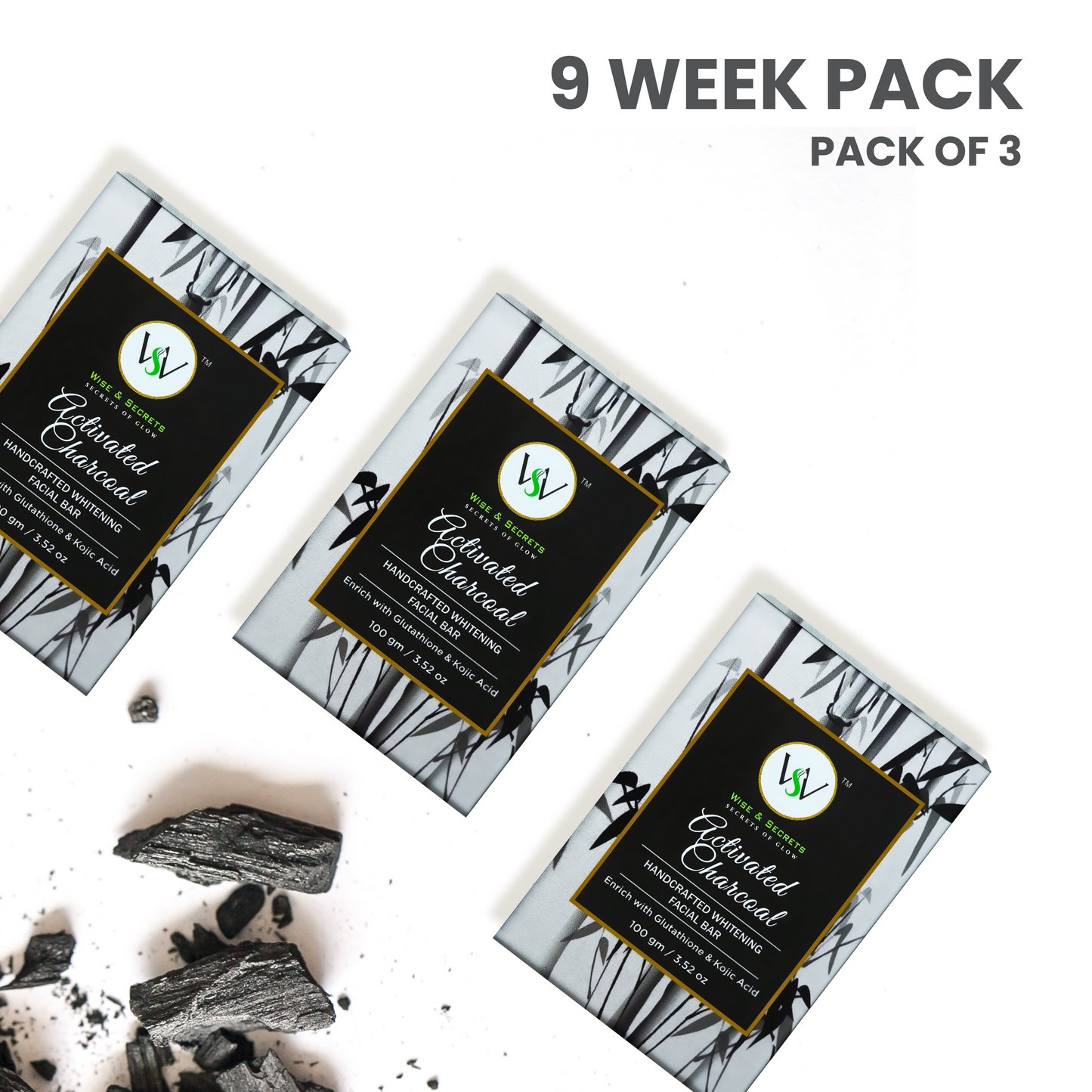 Activated Charcoal Facial Soap - 100g