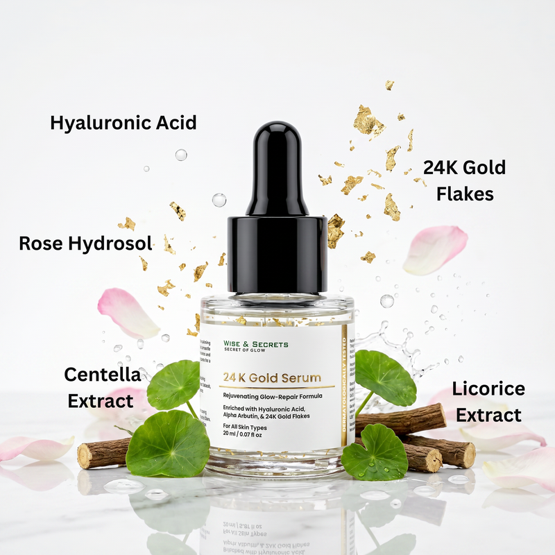 Hyaluronic + Anti-Aging 24K Gold Serum 20 ml