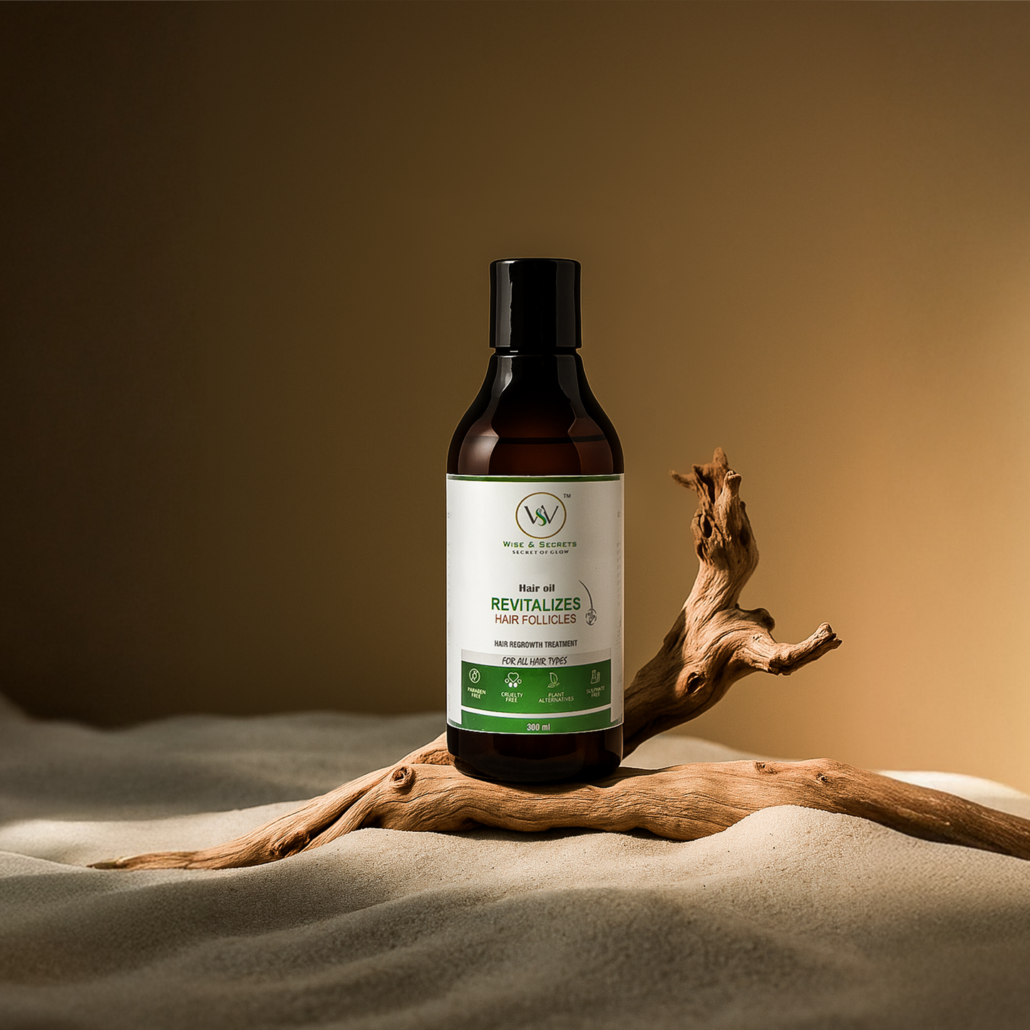 Revitalizes Hair Follicles Hair Oil - 300ml | Enriched with Gotu Kola (Centella), Bhringraj, Amla & Hibiscus | Natural Hair Growth & Nourishment