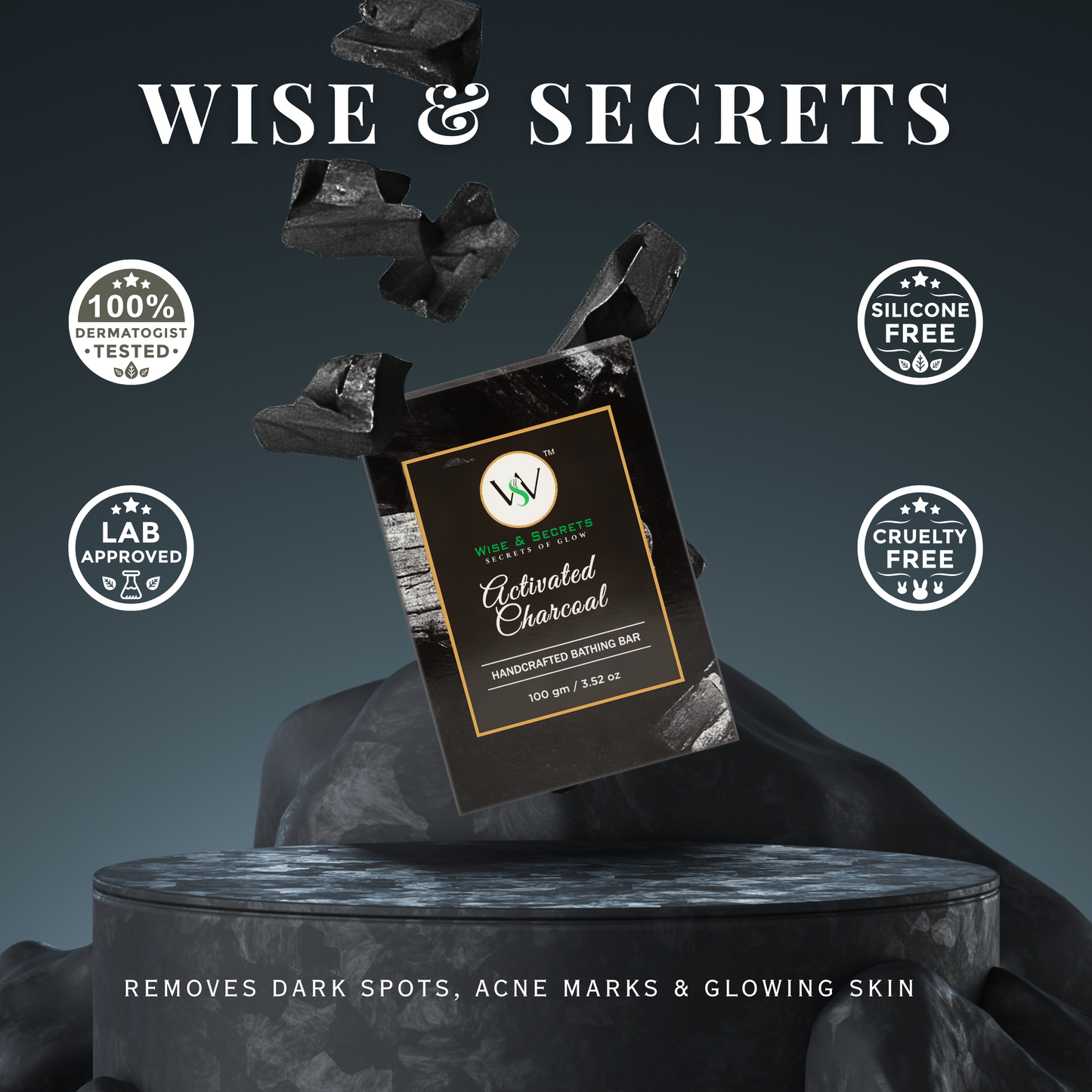 Activated Charcoal Bathing Soap – 100g