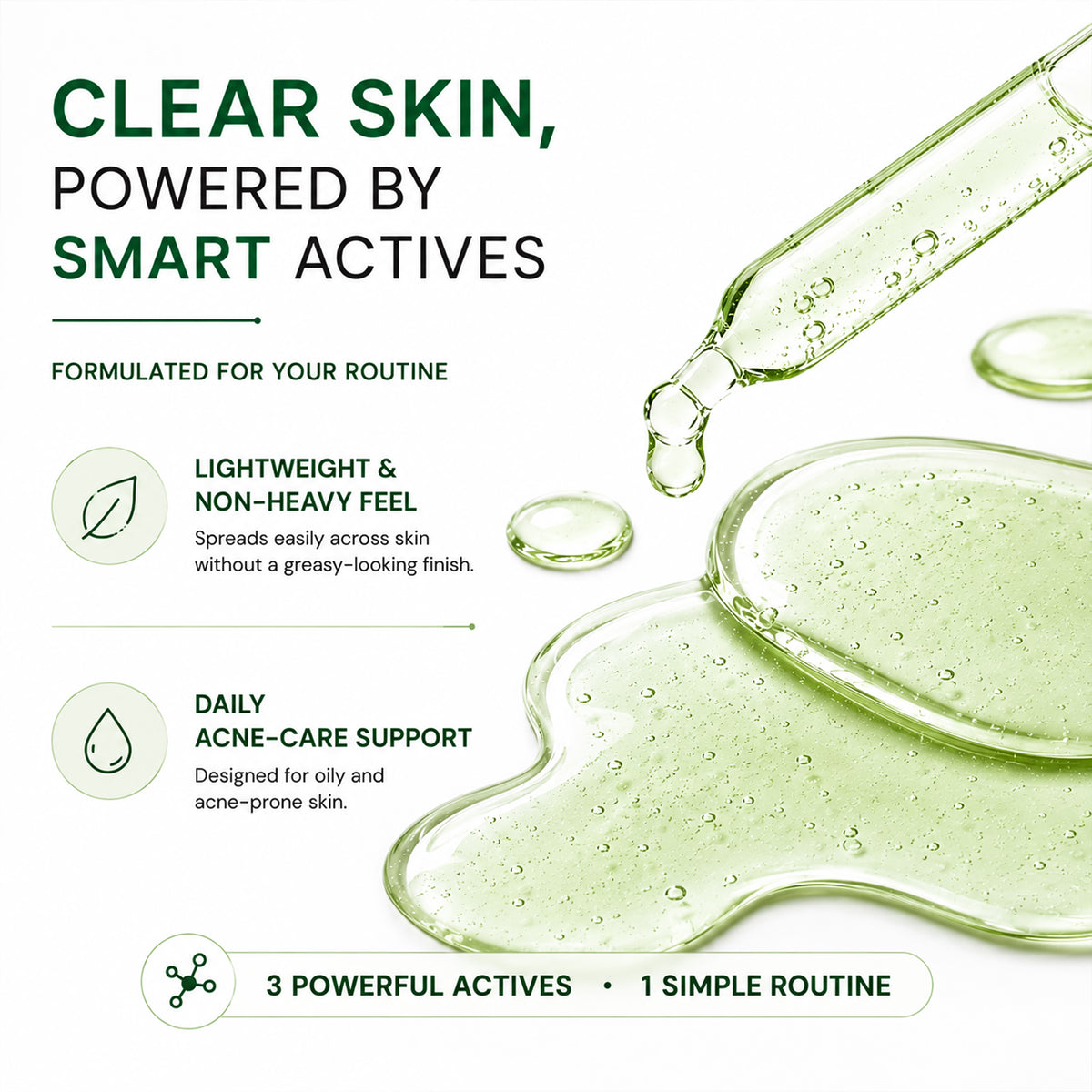 Tea Tree Oil + 10% Niacinamide Anti-Acne Serum – 30ml