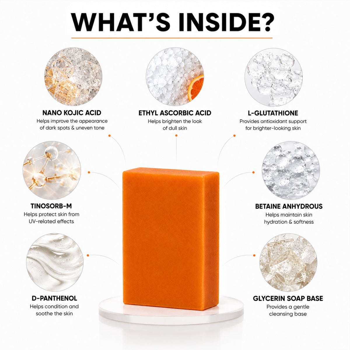 3 bars of kojic acid & glutathione dual whitening/bleaching soap Wise Secrets Nano Face & Body Whitening – 150 g Strengthening Conditioner