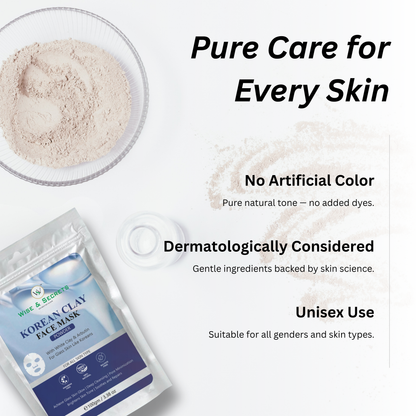 Korean Clay Mask – Glow Boosting & Pore Cleansing – 30GM