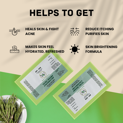 Tea Tree + Rosemary Facial Soap – 100g |