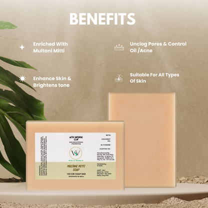 Multani Mitti Face Soap – 100g