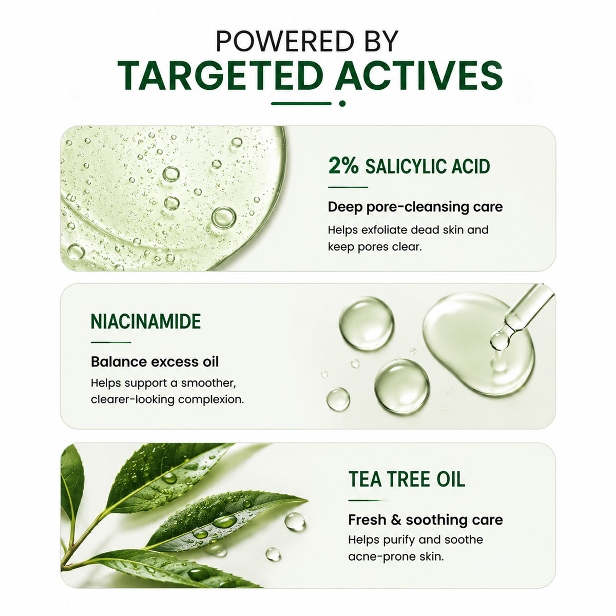 Tea Tree Oil + 10% Niacinamide Anti-Acne Serum – 30ml