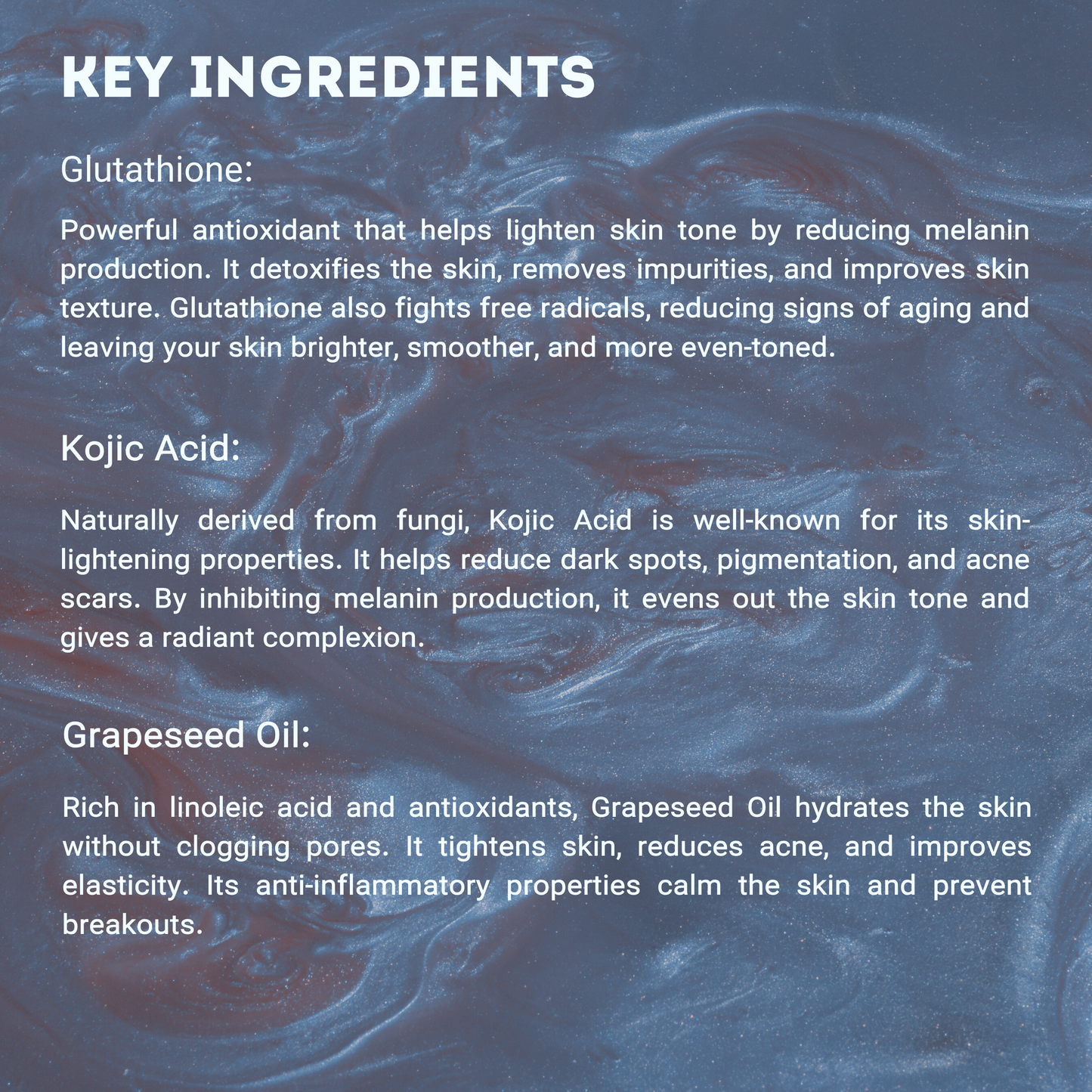 Kojic Acid + Vitamin C & E  Glutathione Face Wash - 100 Gm