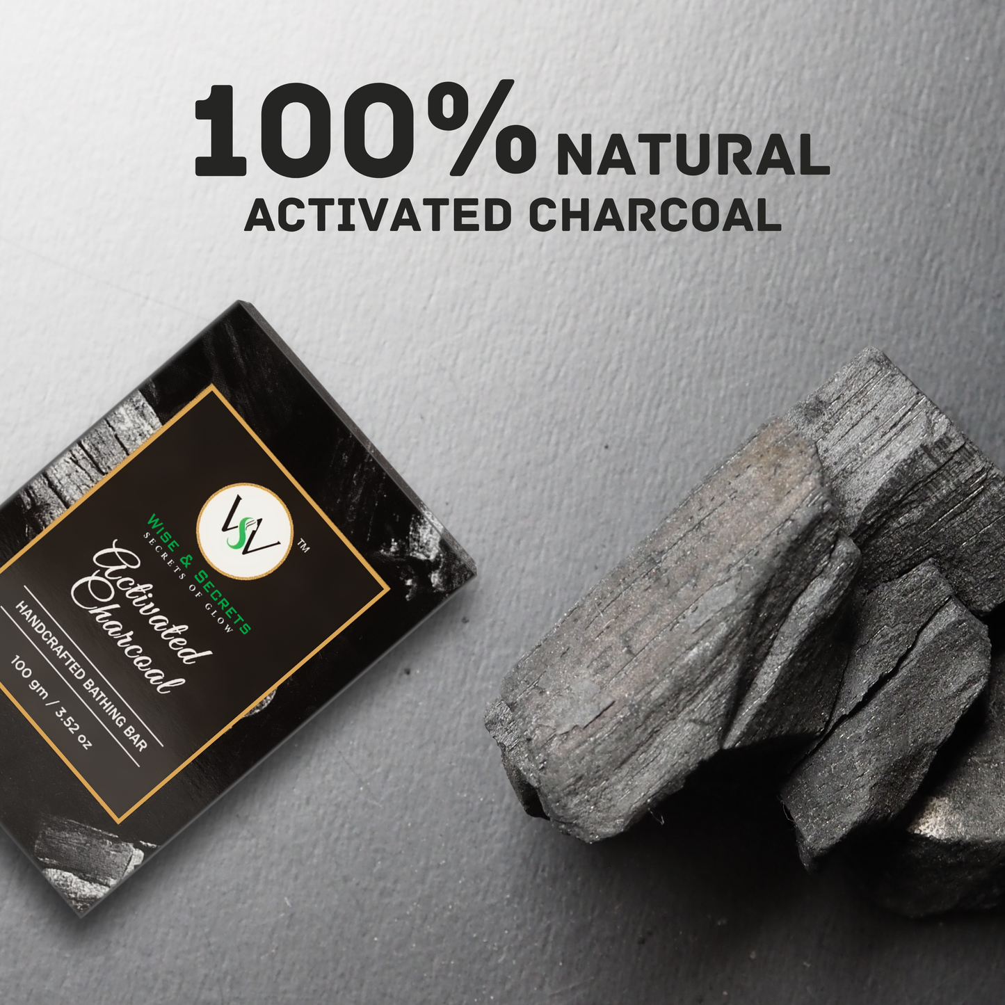 Activated Charcoal Bathing Soap – 100g