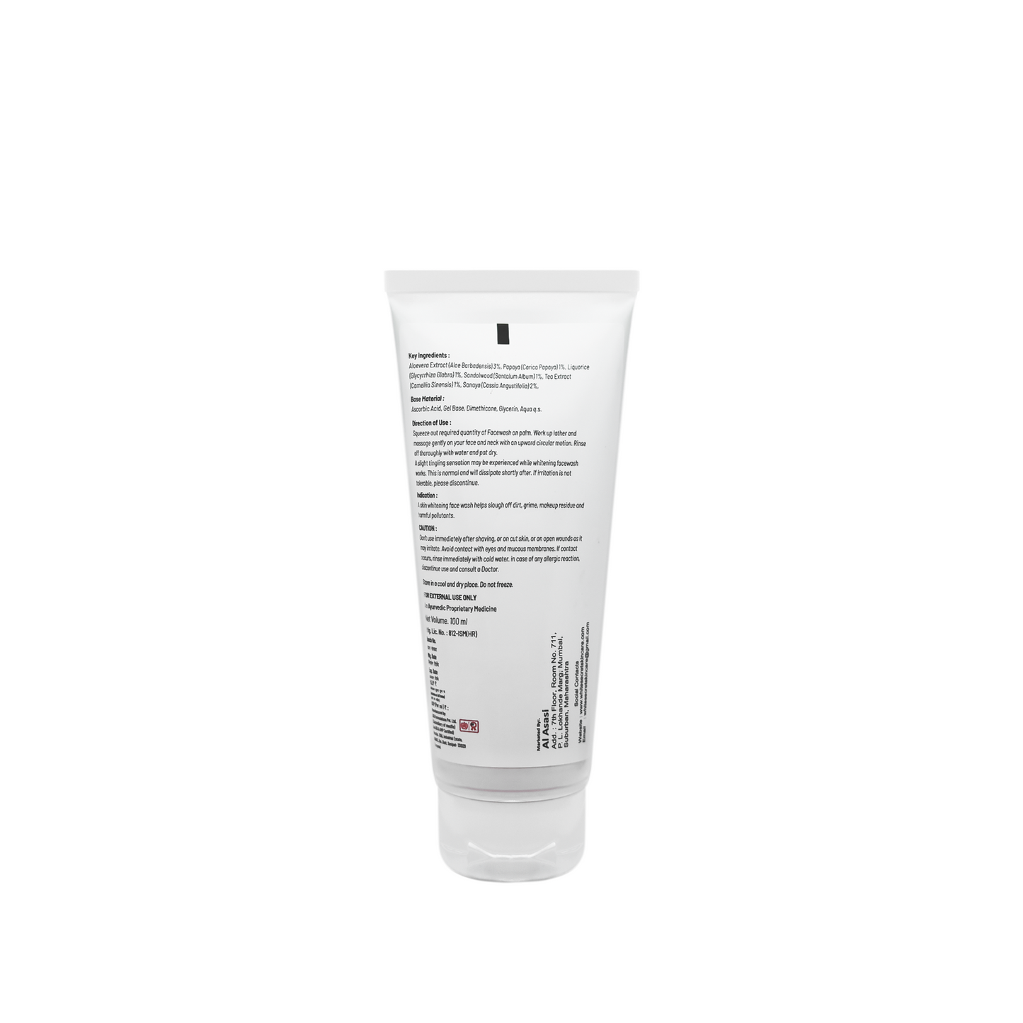 Aloe Vera Whitening  Face Wash - 100 ML
