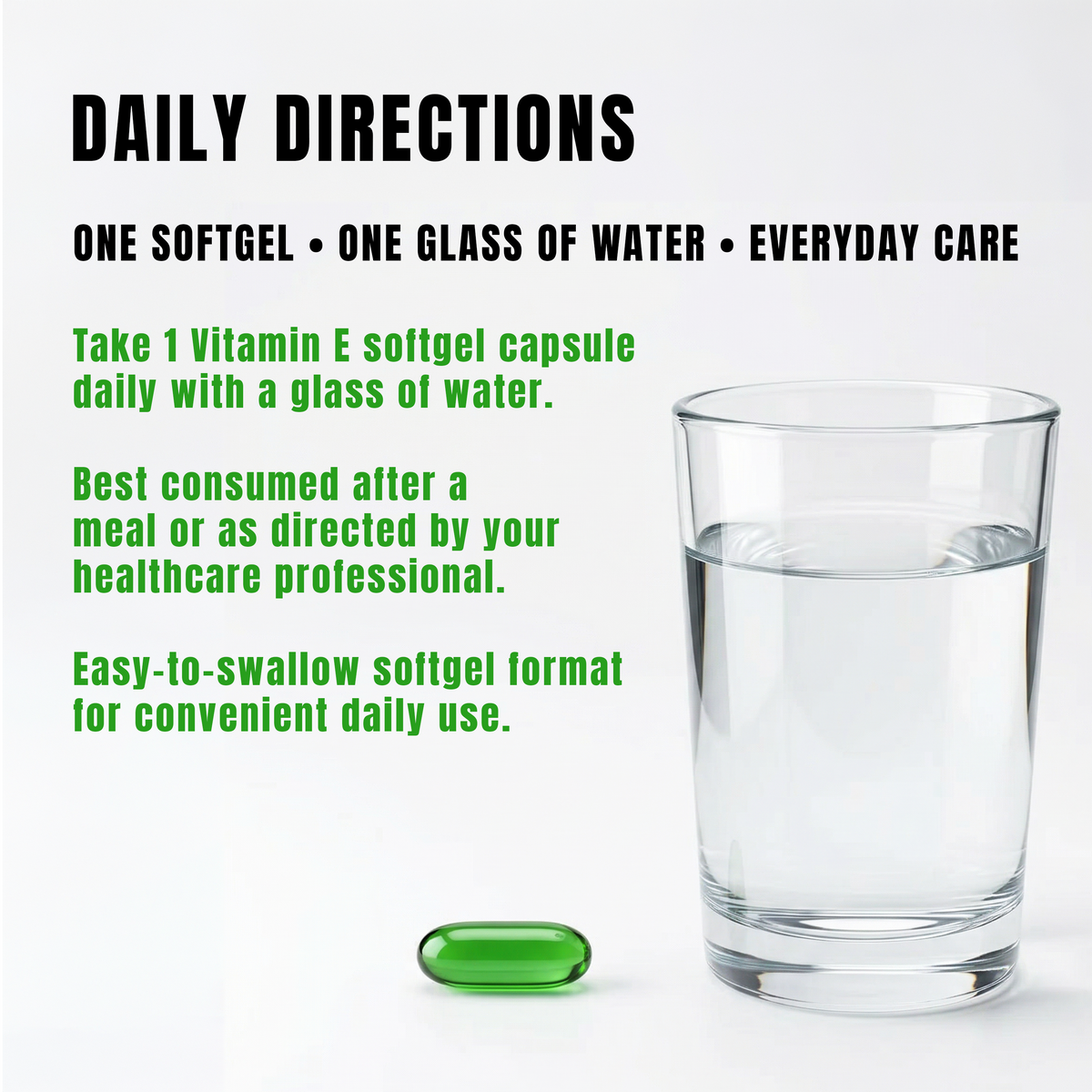 Wise & Secrets Vitamin E Capsules 400mg for Face & Hair | Vitamin E Oil Capsules for Glowing Skin, Hair Growth & Dark Spots | Natural Vitamin E Supplement for Men & Women Paraben Free - 10 X 100 Capsules