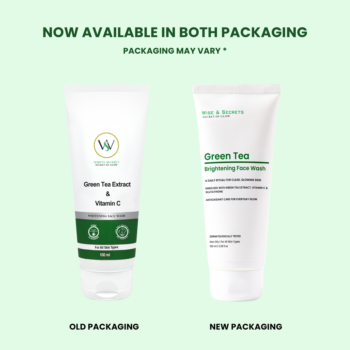 Green Tea Brightening Face Wash - 100 ML