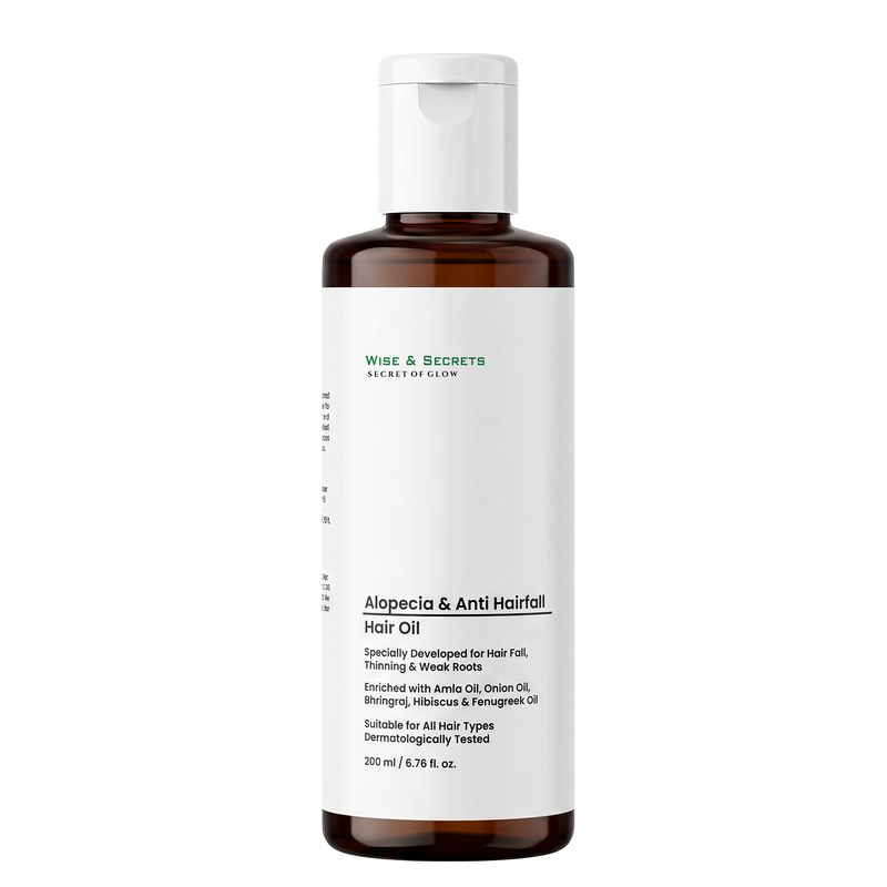 Alopecia & Anti-Hairfall Hair Oil | For Hair Fall, Hair Thinning & Weak Roots | 200ml