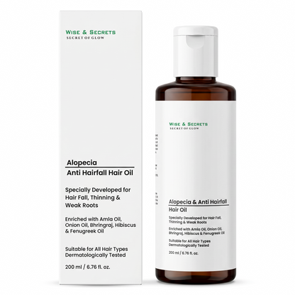 Alopecia & Anti-Hairfall Hair Oil | For Hair Fall, Hair Thinning & Weak Roots | 200ml