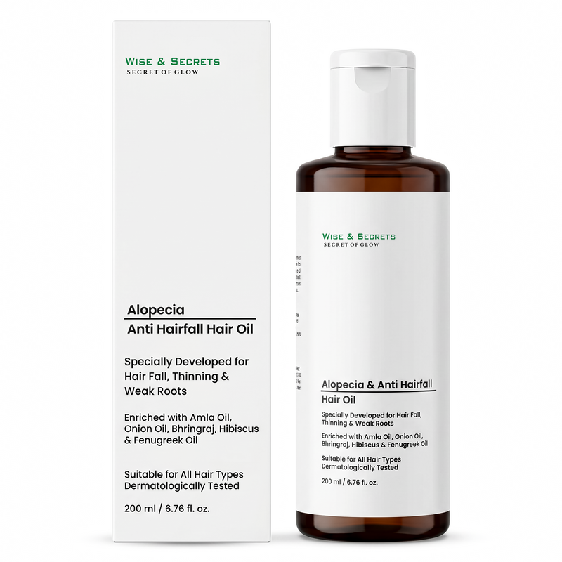 Alopecia & Anti-Hairfall Hair Oil | For Hair Fall, Hair Thinning & Weak Roots | 200ml