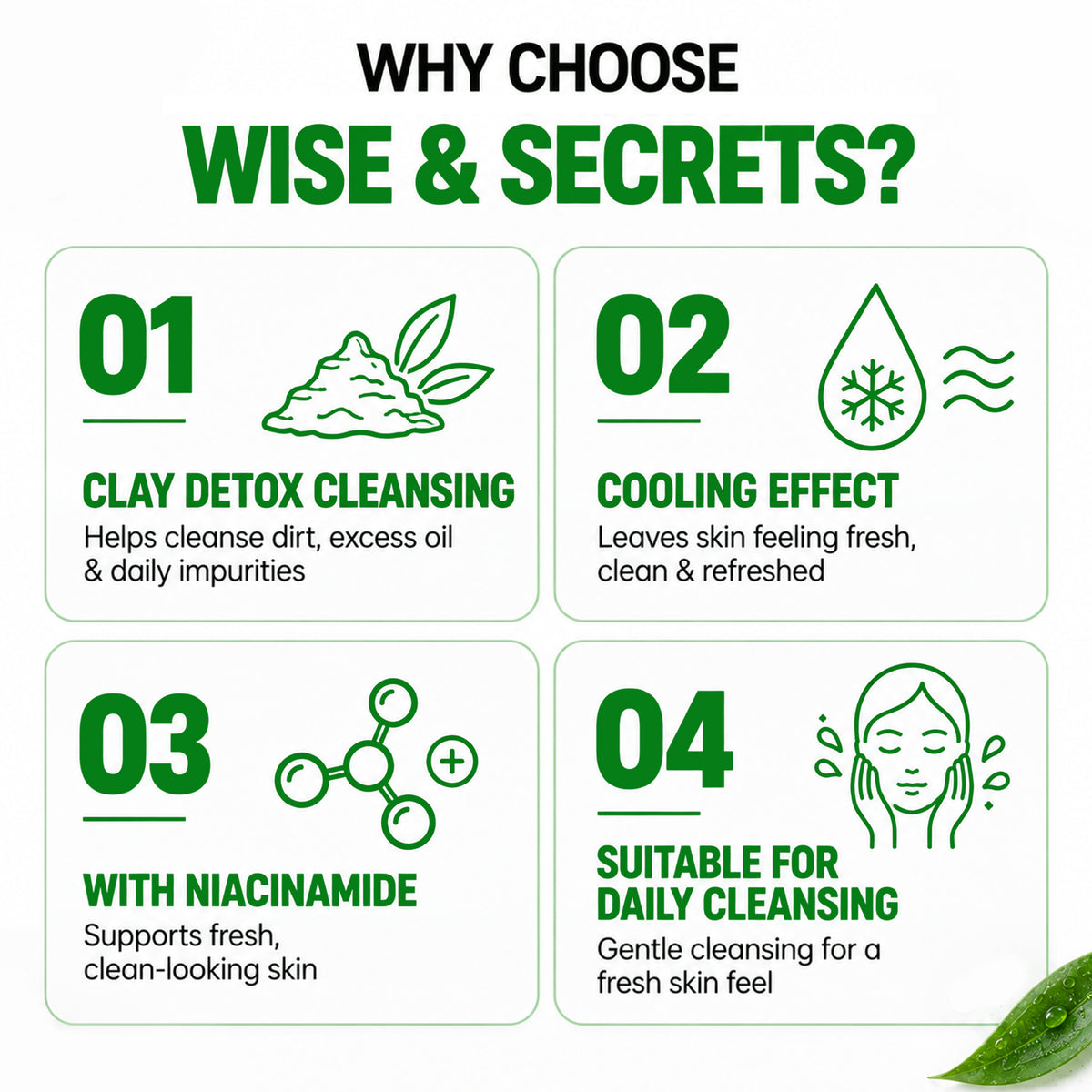 Deep Cleansing Clay Detox Face Wash - 100 ML