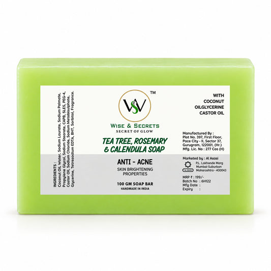 Tea Tree + Rosemary Facial Soap – 100g |