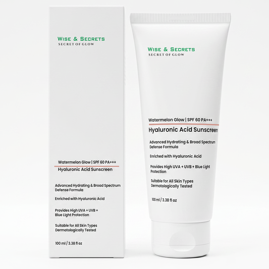Hyaluronic Acid Sunscreen SPF 60 PA+++ Watermelon Glow Gel 100 ML