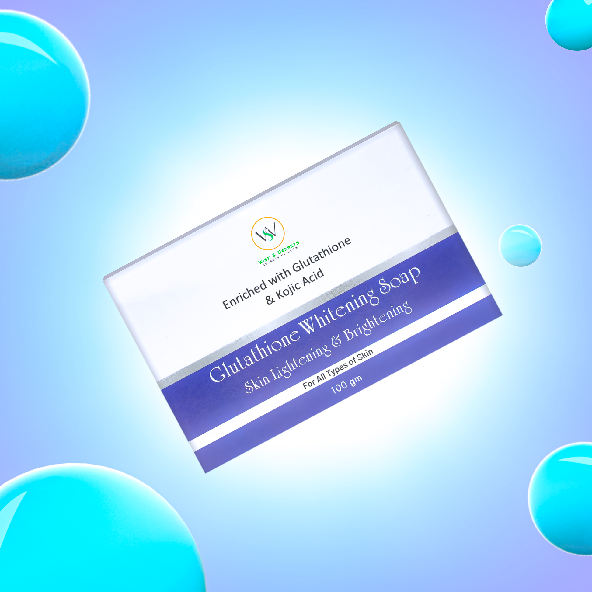 WISE & SECRETS Glutathione Whitening Soap | Kojic Acid & Vitamin C Wise & Secrets WISE & SECRETS Glutathione Whitening Soap | Kojic Acid & Vitamin C Wise & Secrets