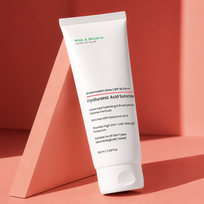 Hyaluronic Acid Sunscreen SPF 60 PA+++ Watermelon Glow Gel 100 ML