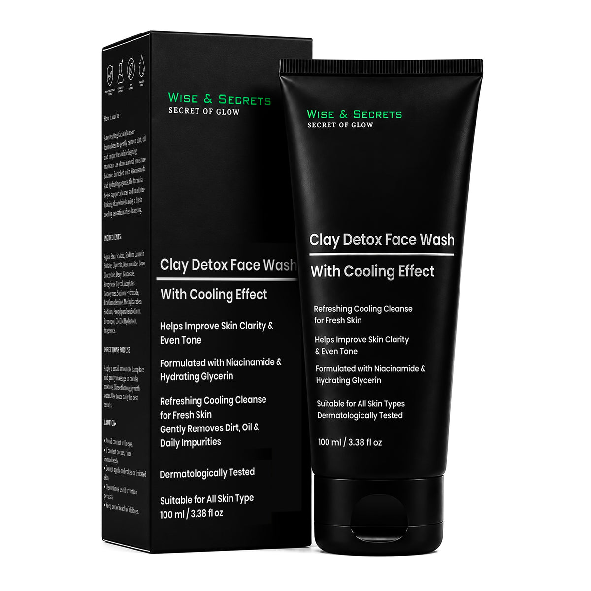 Deep Cleansing Clay Detox Face Wash - 100 ML