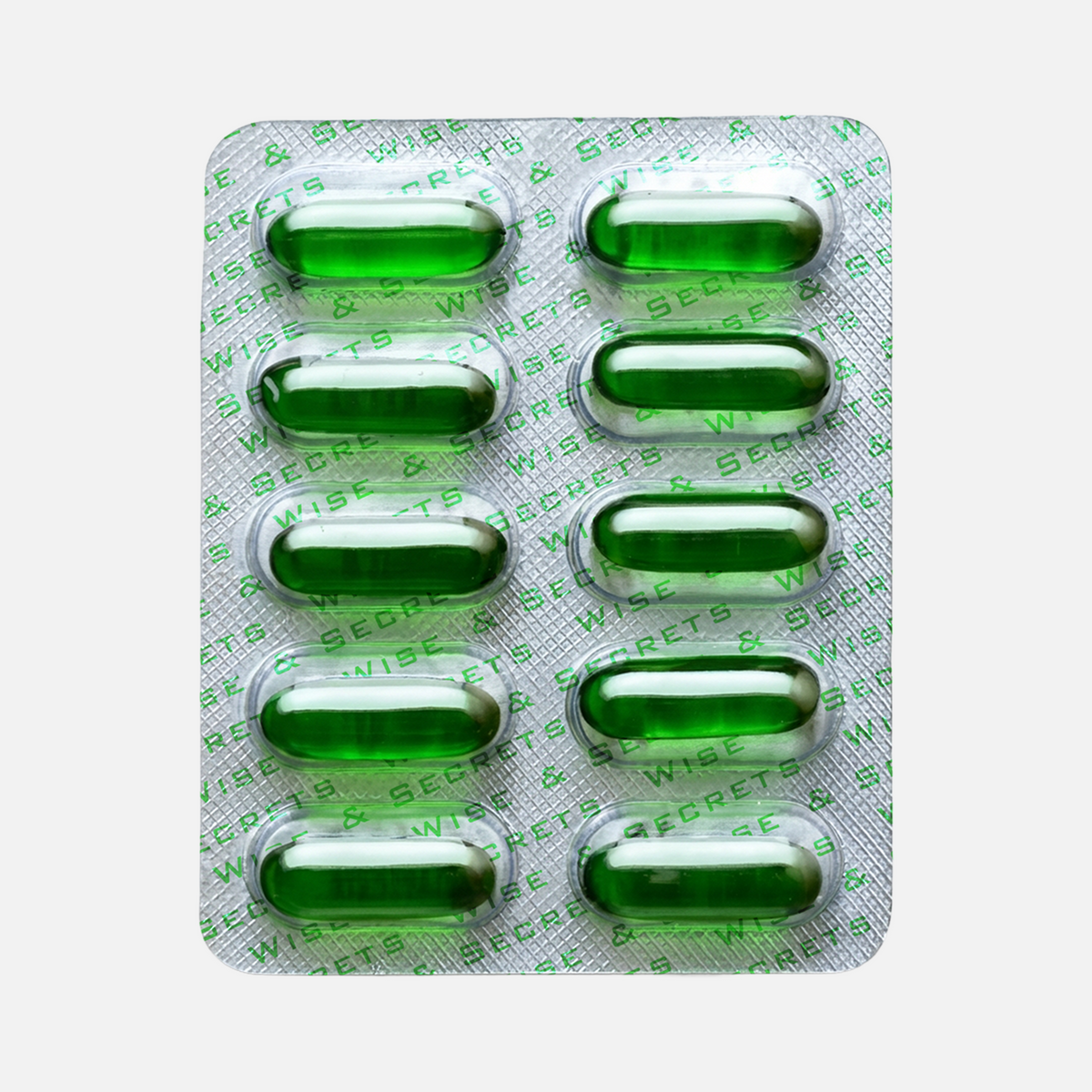 Wise & Secrets Vitamin E Capsules 400mg for Face & Hair | Vitamin E Oil Capsules for Glowing Skin, Hair Growth & Dark Spots | Natural Vitamin E Supplement for Men & Women Paraben Free - 10 X 100 Capsules