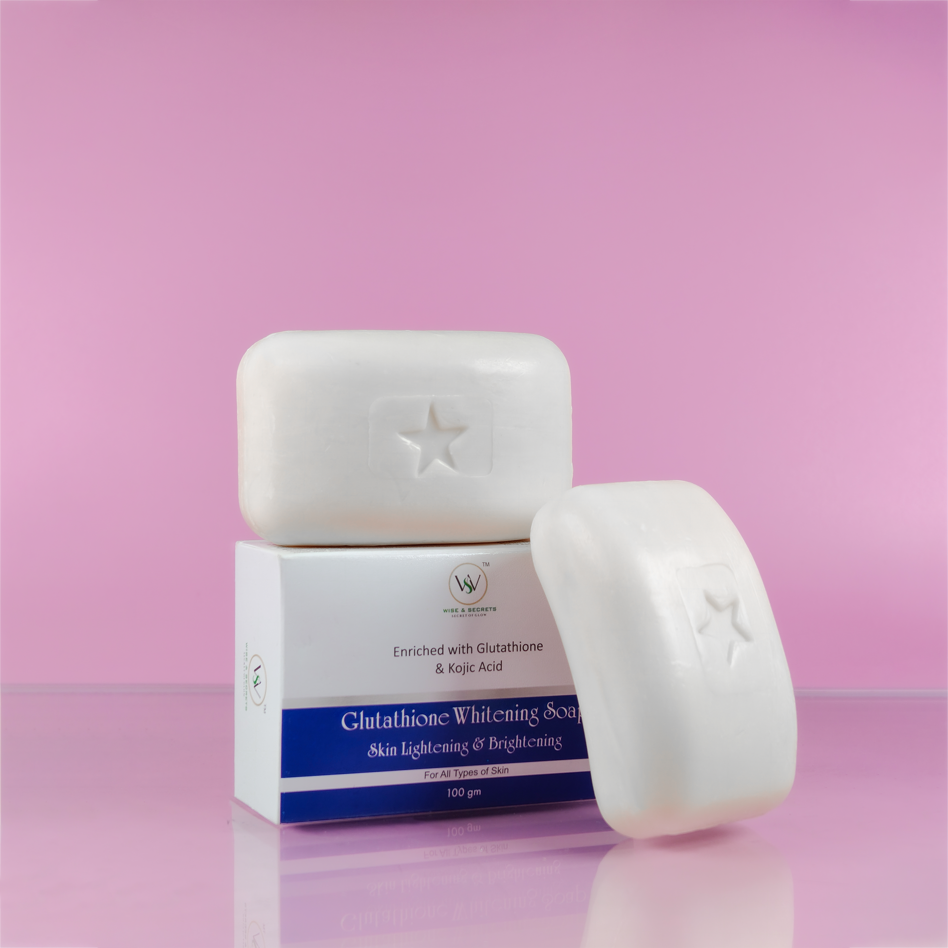 WISE & SECRETS Glutathione Whitening Soap | Kojic Acid & Vitamin C Wise & Secrets WISE & SECRETS Glutathione Whitening Soap | Kojic Acid & Vitamin C Wise & Secrets