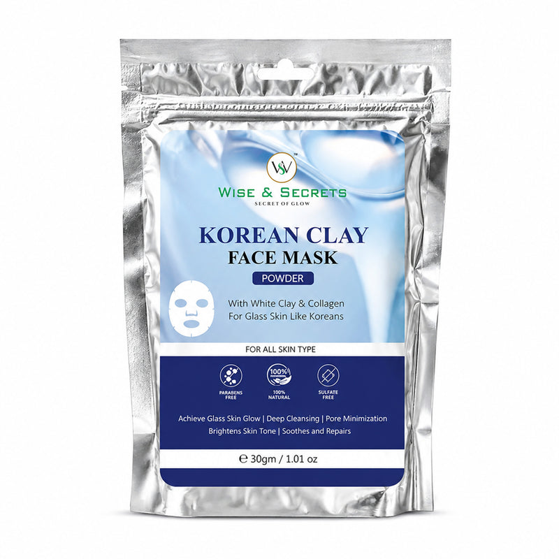 Korean Clay Mask – Glow Boosting & Pore Cleansing – 30GM